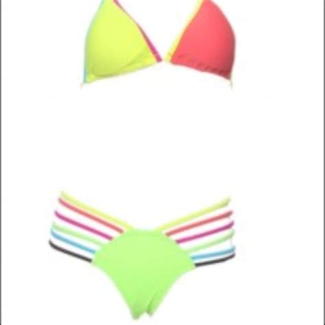 Off Magnificient Mermaids Other NEW Neon Sexy Ultra String Bikini From Magnificent S