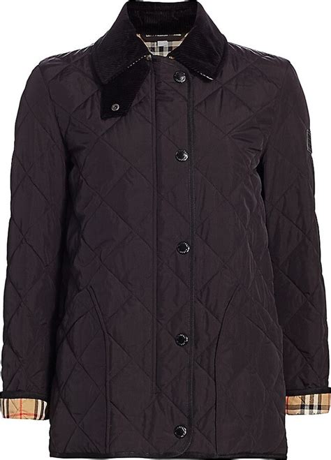 Burberry Cotswold Boxy Quilted Logo Jacket Shopstyle