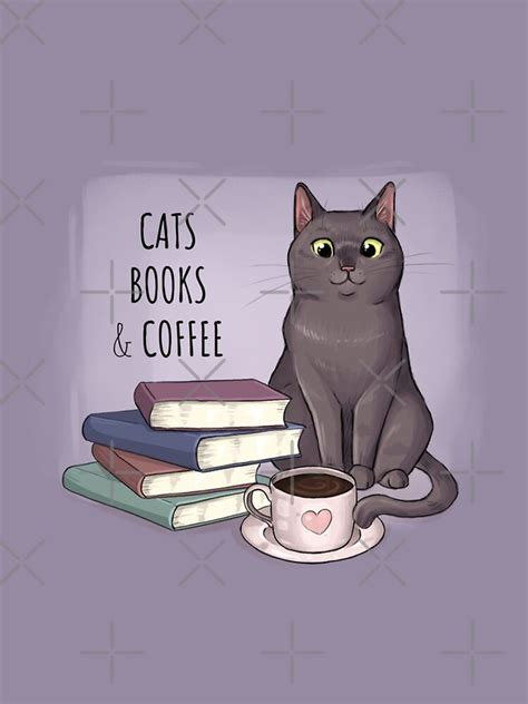 Cats Books And Coffee Iphone Case For Sale By Ritavigovszky Redbubble