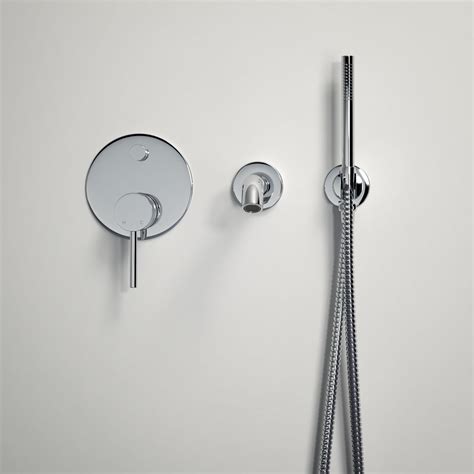 Luxe Chrome Wall Mounted Bath Shower Mixer Tap - LUSSO