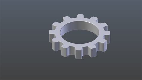 Mechanical Gear D Model Cgtrader