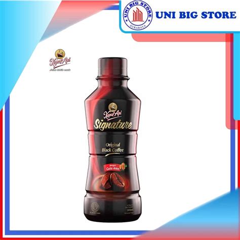 Jual Kapal Api Signature Original Black Coffee 200 Ml Botol Kopi Gula