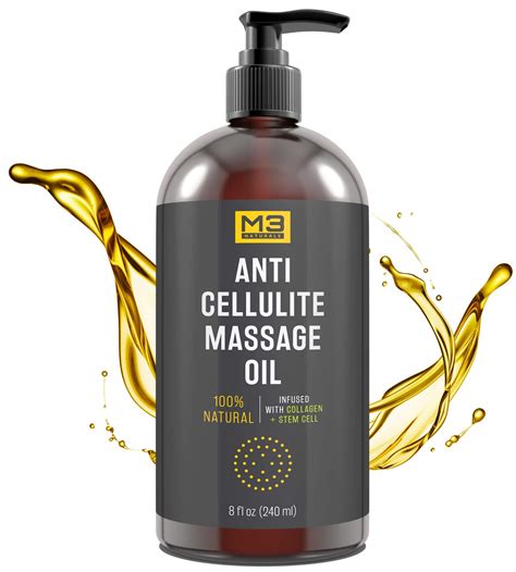 Anti Cellulite Massage Oil Infused With Collagen And Stem Cell Skin Tightening Cellulite Cream