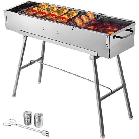 Party Griller Stainless Steel Charcoal Grill Bbq Grill Camp Grill