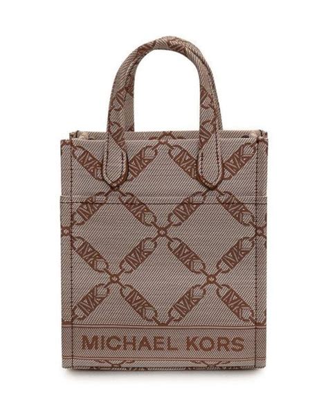 MICHAEL Michael Kors Gigi Logo Jacquard Extra Small Crossbody Bag In