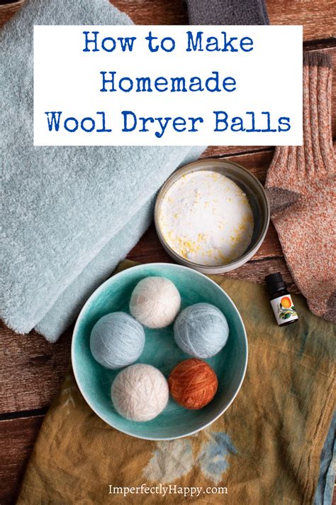 DIY Wool Dryer Balls Easy To Make The Imperfectly Happy Home Wool