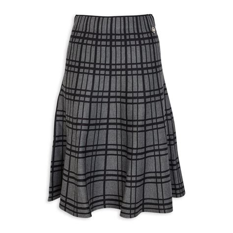 Grey Check Flippy Skirt 3096311 Daniel Hechter