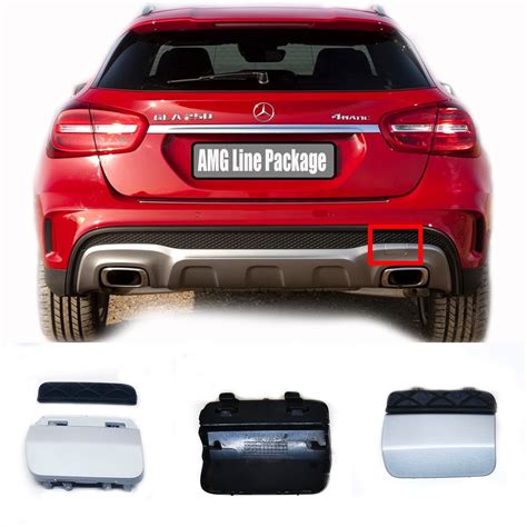 Trimla 3in1 Rear Tow Cover Fit 12 16 Mercedes Benz GLA X156 AMG Line