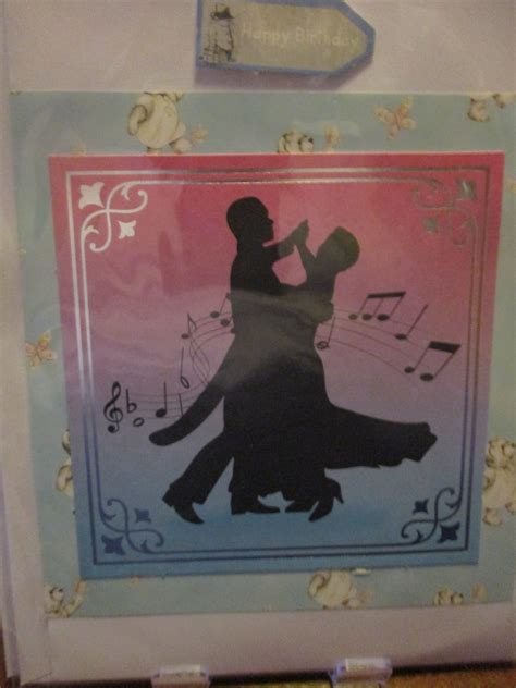 Happy Birthday Ballroom Dancing Card - Folksy