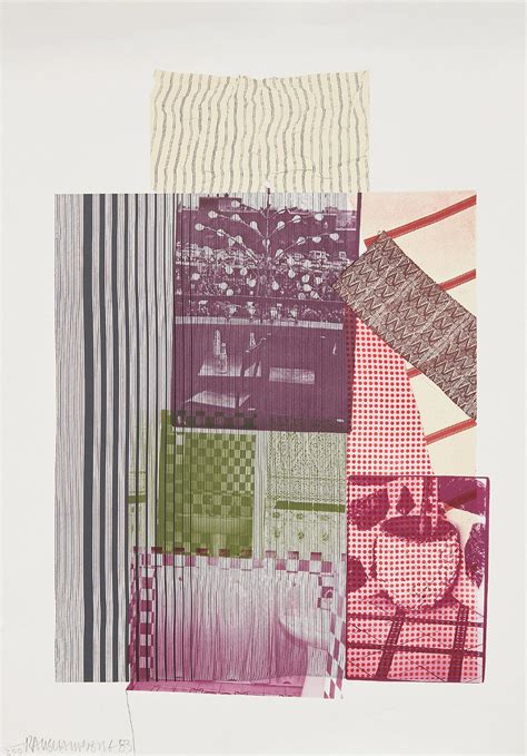 Robert Rauschenberg Pre-Moroco (Signed Print) 1983