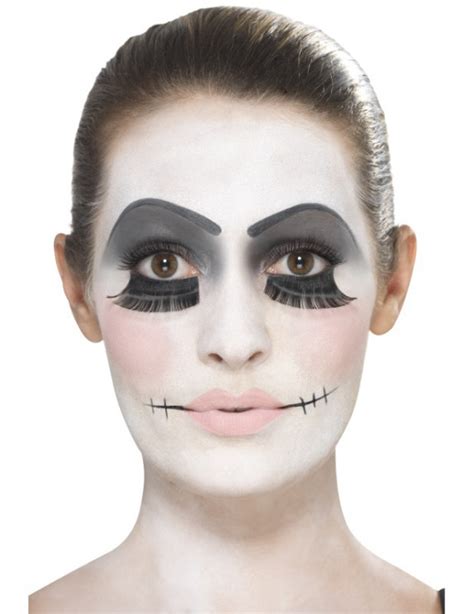 Kit maquillage poupée adulte Halloween Vegaooparty