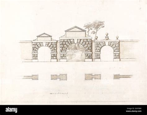 William Kent Ca16861748 British Entrance Screen At Stowe House