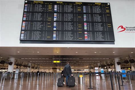 Bruselas Cancelados Todos Los Vuelos De Salida Del Aeropuerto De