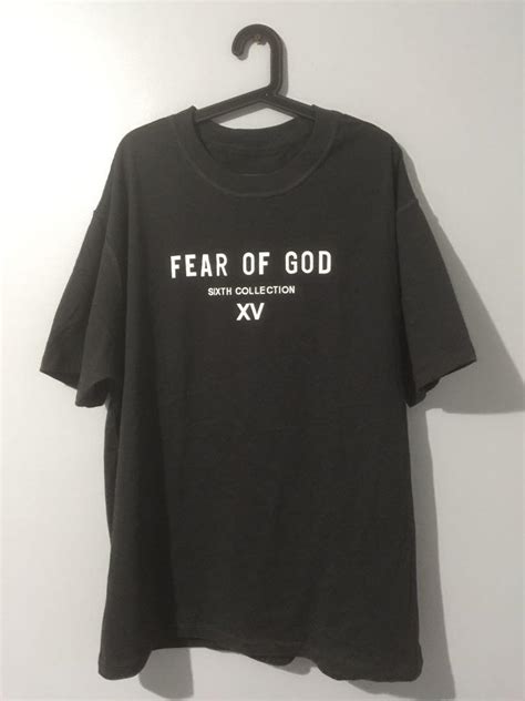 Fear of God Sixth Collection Shirt, Men's Fashion, Tops & Sets, Tshirts & Polo Shirts on Carousell