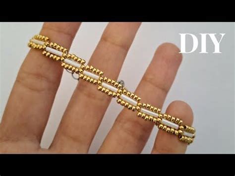 How To Make A Bracelet Beads Jewelry Making Bugle Beads Bracelet