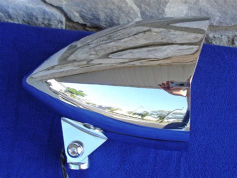 For Harley And Fxst Custom Chopper Chrome 6 Billet Headlight Parts Kcint