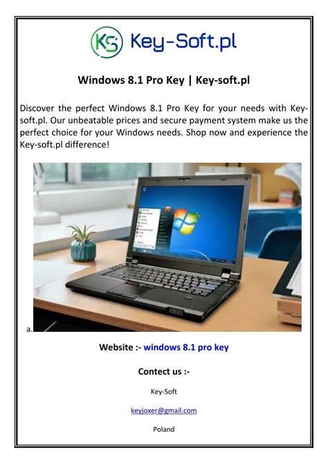 Ppt Windows 8 1 Pro Key Key Soft Pl Powerpoint Presentation Free