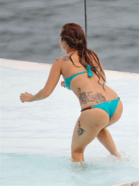 LADY GAGA In Bikini At Hotel Pool In Rio De Janeiro HawtCelebs