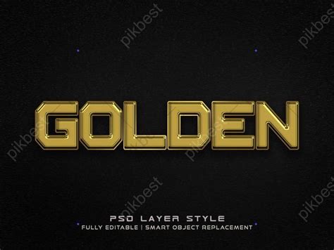 3d Gold Text Effect Vector Graphic Element Psd Png Images Free