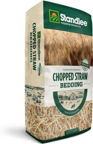 Standlee Certified Chopped Straw Bedding For Small Farm Animals And Pets