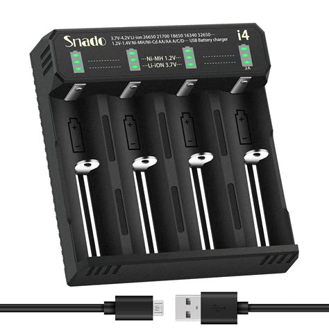 Buy 18650 Charger Snado Universal Smart Charger For Rechargeable