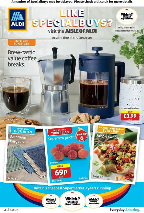ALDI UK - Offers & Special Buys from 15 January