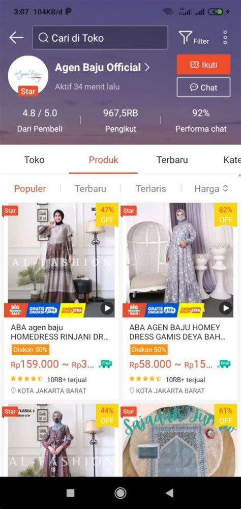 Rekomendasi Toko Gamis Di Shopee Yang Pastinya Murah