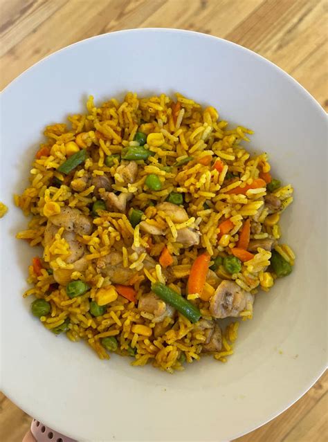 Singapore Fried Rice Recipe Image By Olivia Martin Pinch Of Nom