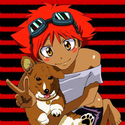 Cowboy Bebop Characters Dog - Yellow wallpaper