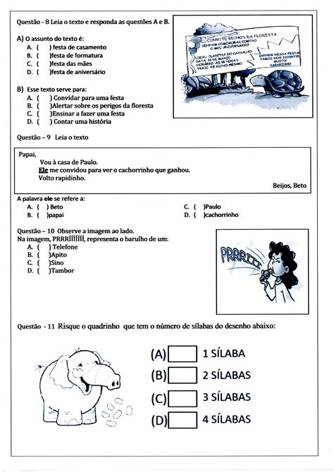 Avalia O Diagn Stica Ano De Portugu S E Matem Tica Pdf E Word