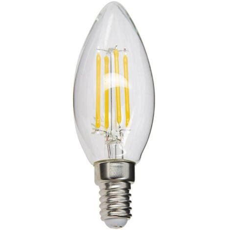 Xanlite Ampoule Filament Led Flamme Culot E W Cons W Eq