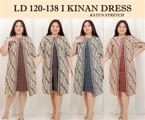 Punya Badan Gemuk 15 Rekomendasi Dress Batik Big Size Ini Cocok Untuk