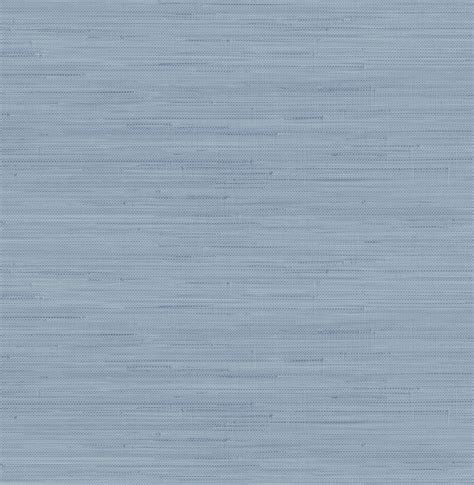 Mineral Blue Classic Faux Grasscloth Peel And Stick Wallpaper Transitional Wall Decals By