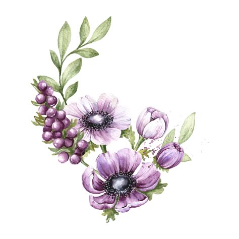 Vetor De Flores De Buqu Roxo Png Nico Convite Natureza Imagem