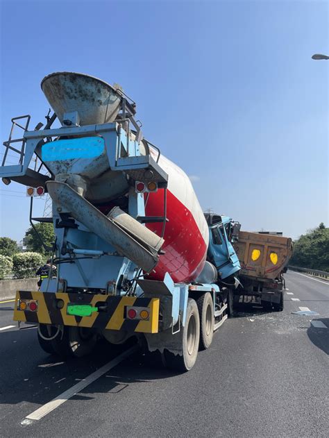 預拌混凝土車追撞釀禍 國3北上大溪段4大小車連環車禍 社會萬象 社會 聯合新聞網