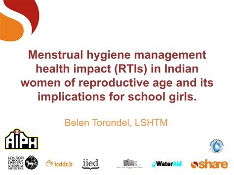 Pdf Menstrual Hygiene Management Health Impact Rtis In