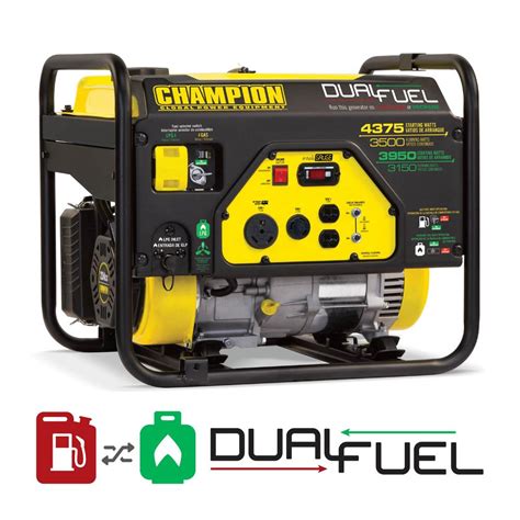 Champion Power Equipment 3500 Watt Dual Fuel Powered RV Ready Portable