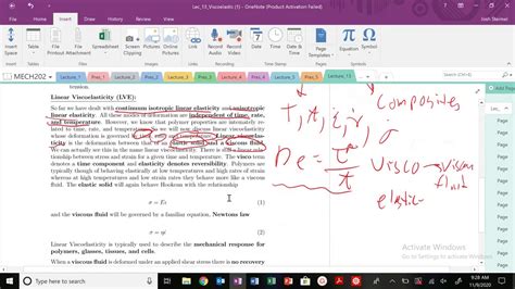 Lecture 13: Introduction to Viscoelasticity - YouTube
