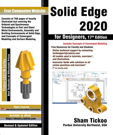 Solid Edge 2020 For Designers 17th Edition EBook Prof Sham Tickoo