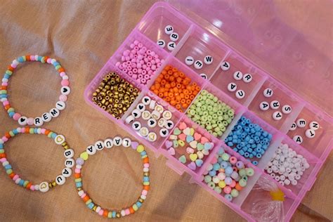 Diy Personalised Bracelet Making Kit Diy Bracelet Craft Kit Taylor