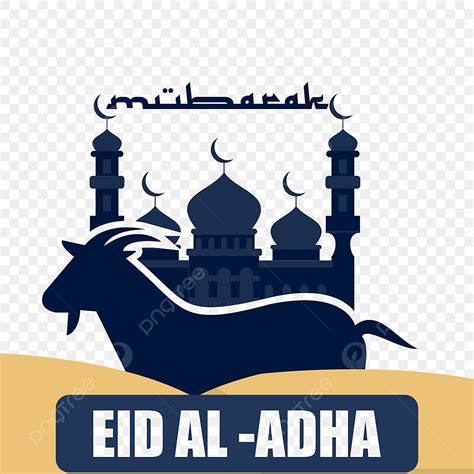 Hình ảnh Minh Họa Eid Al Adha Với Dê Và Nhà Thờ Hồi Giáo Trên Sa Mạc