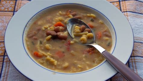 Minestra Di Fagioli E Ceci Ricetta Con Pentola A Pressione Facile E