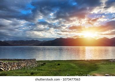 800 Sunrise Pangong Lake Images, Stock Photos & Vectors | Shutterstock