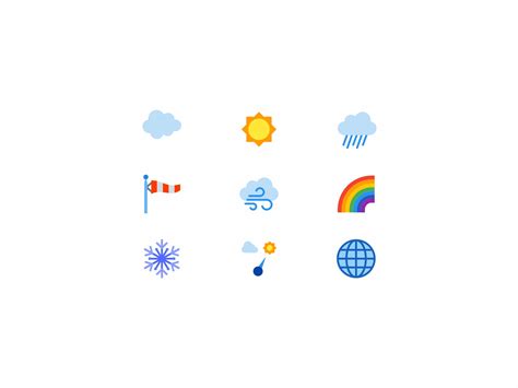 Animation Weather Icon Designs Themes Templates And Downloadable