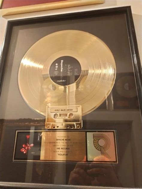 Depeche Mode Violator Gold Award Usa Kaufen Auf Ricardo