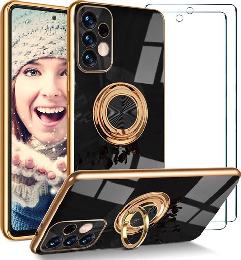 Atisijie Coque Pour Samsung Galaxy A G Etui Avec Verre Tremp