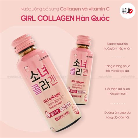 Girl Collagen Drink Box Of Bottles Asian Authentic