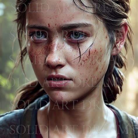 Tlou2 Ellie Poster Etsy