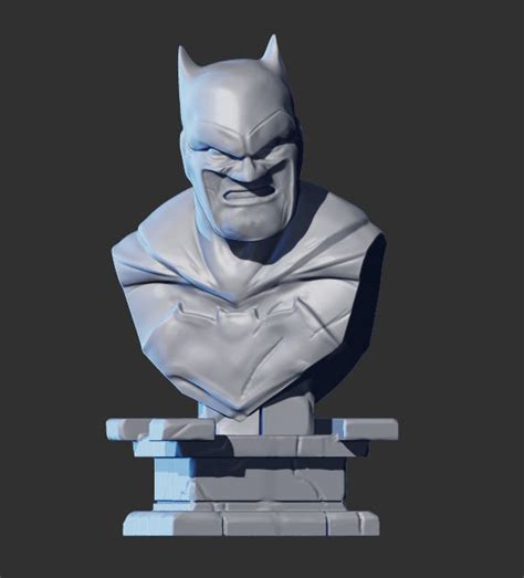 Batman The Dark Knight Bust D Model D Printable Cgtrader