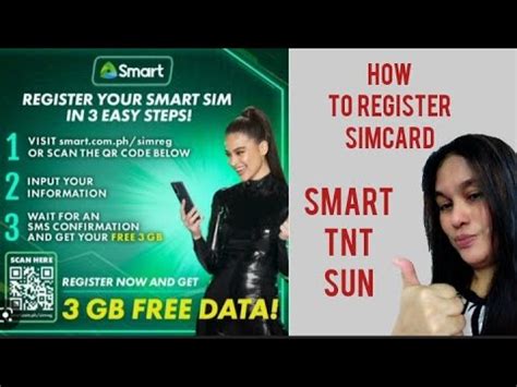 How To Register Smart Tnt Sun Simcard Paano Mag Register Ng Smart